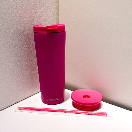 Hot Pink 24oz Thermal Tumbler