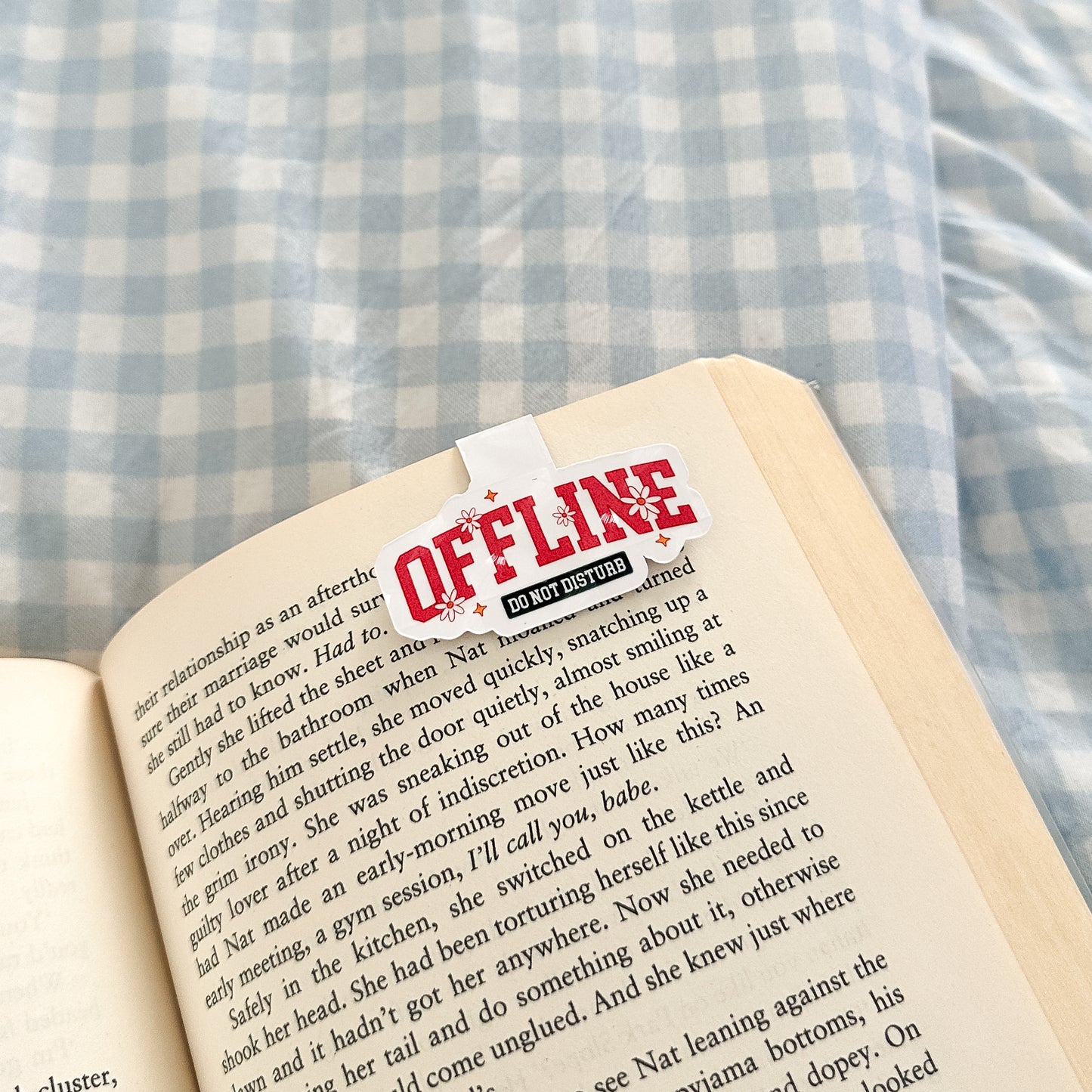 Offline, Do Not Disturb Magnetic Bookmark
