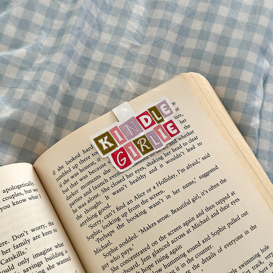 Kindle Girlie Magnetic Bookmark