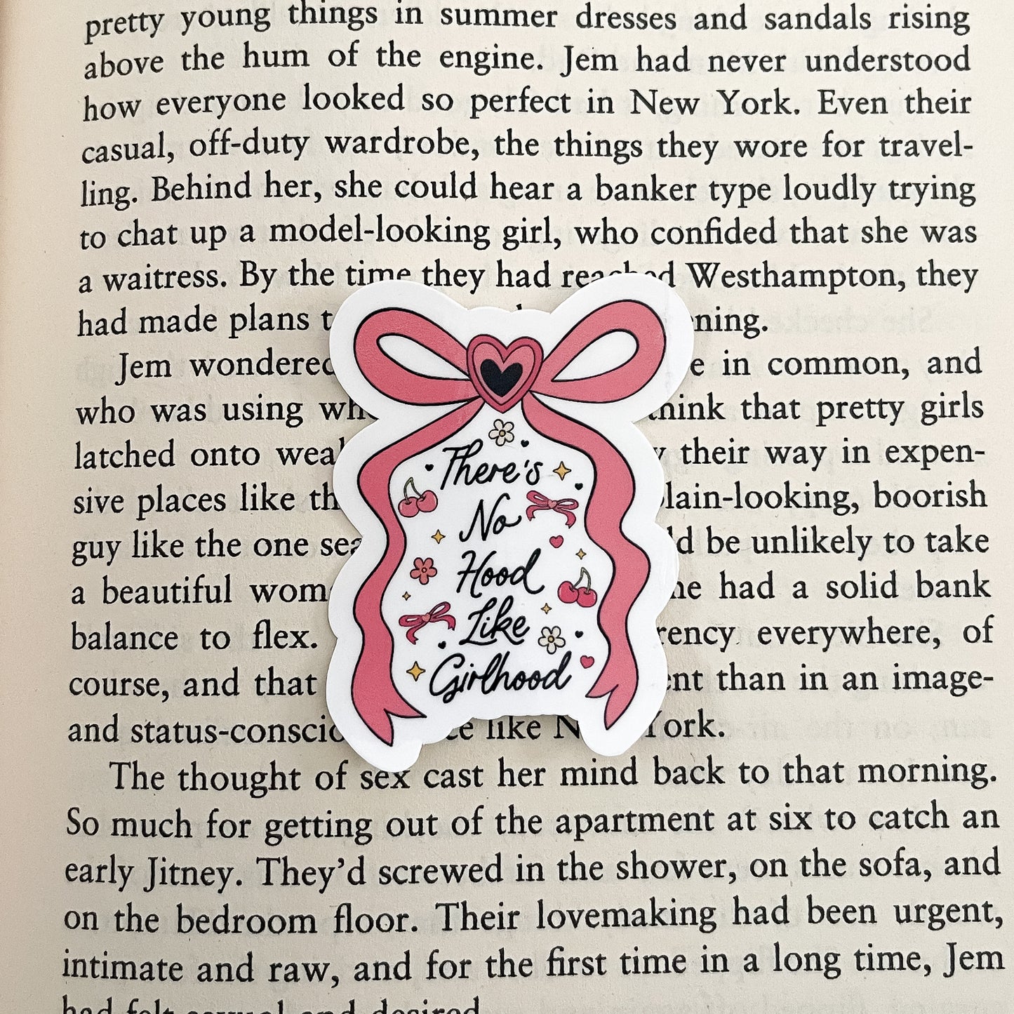 There's No Hood Like Girlhood Sticker