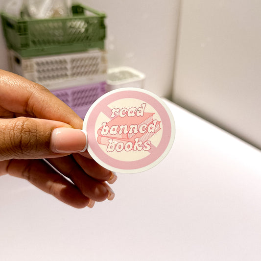 Read Banned Books Sticker