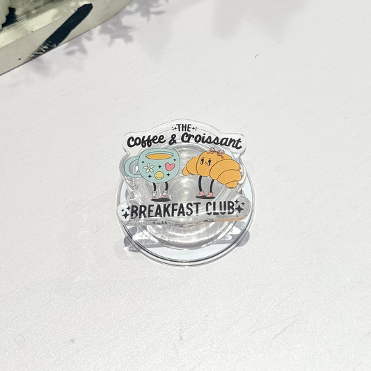 The Coffee & Croissant Breakfast Club Magnetic Grip