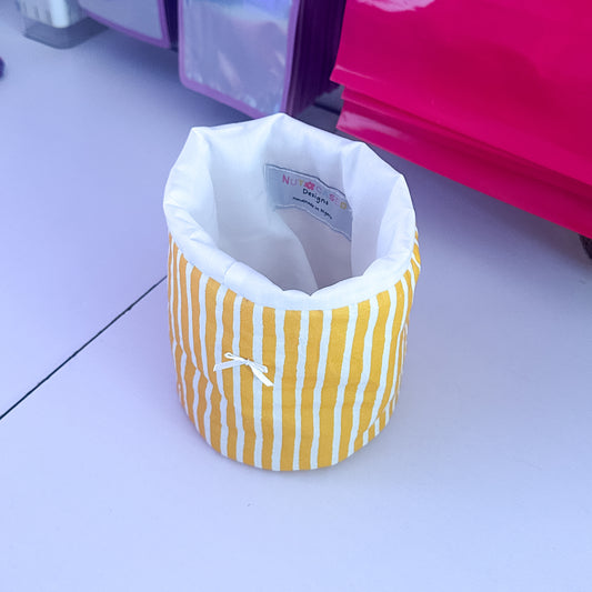 Sunny Stripped Vanity Bucket