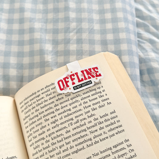 Offline, Do Not Disturb Magnetic Bookmark