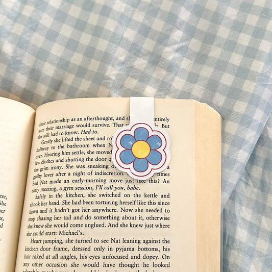 Blue Daisies Magnetic Bookmark