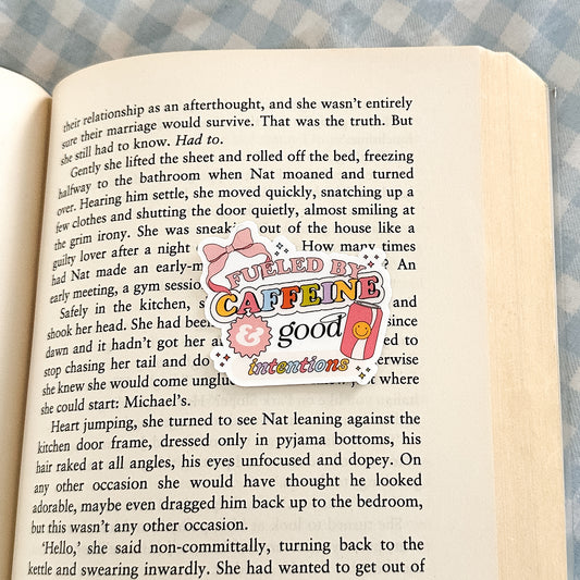 Fueled By Caffeine & Good Intentions Sticker
