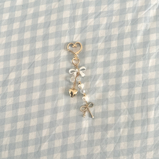 Bows & Hearts Kindle Keychain