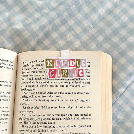 Kindle Girlie Magnetic Bookmark