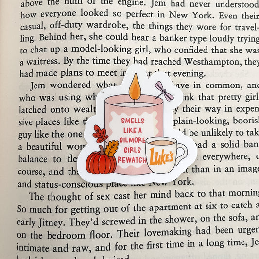Smells Like A Gilmore Girls Rewatch Sticker