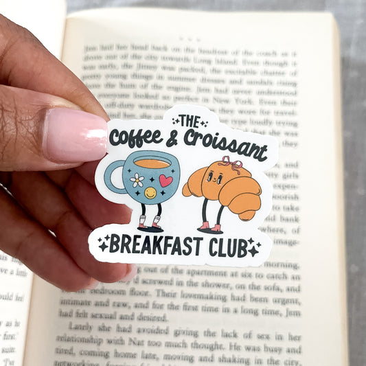 The Coffee & Croissant Breakfast Club Sticker