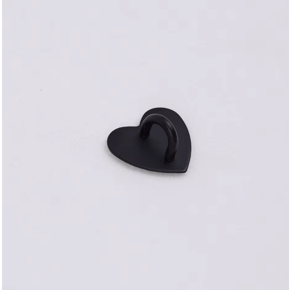 Adhesive Metal Heart Charm Hook